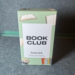 Homesick Book Club Scented Candle - Green